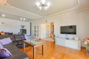 TV a/nebo společenská místnost v ubytování Villa Kata