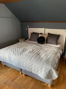Postel nebo postele na pokoji v ubytování Yaberg Affären