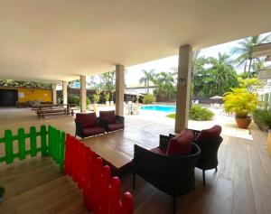 The swimming pool at or close to Delphin Beach Hotel