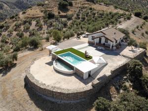 Άποψη από ψηλά του CASA RURAL LA CHOZA DE MINDO