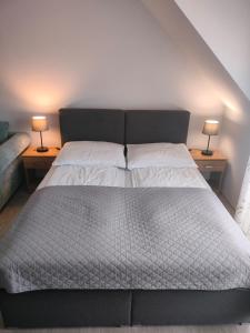 Ein Bett oder Betten in einem Zimmer der Unterkunft Bieszczadzkie Szlaki