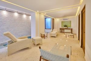 Posezení v ubytování Hotel Luxury Patio Azul
