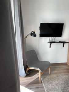 TV a/nebo společenská místnost v ubytování Lovely 1-bedroom apartment at heart of Budapest