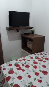 TV i/ili multimedijalni sistem u objektu Hostel Castelo Ltda