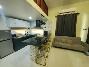 Dapur atau dapur kecil di Amnis Tiny House