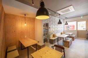 Posezení v ubytování Coliving & Cafe SANDO