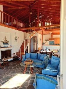 Posezení v ubytování Villa Dimitra
