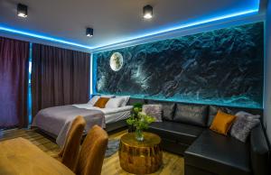 Posteľ alebo postele v izbe v ubytovaní Apart-Center Antalovka Spa