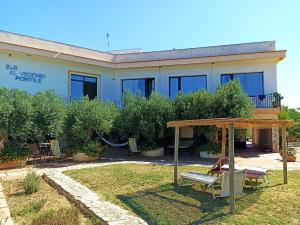 Zahrada ubytování B&B Al Vecchio Pontile kitesurf