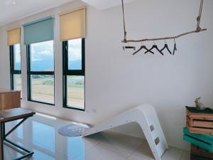Χώρος καθιστικού στο Wei Wei Chu B&B