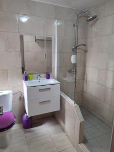 Ένα μπάνιο στο Apartamento Lanzarote Volcano
