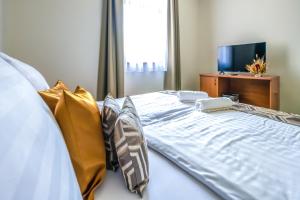 Katil atau katil-katil dalam bilik di Hotel Anna Villa