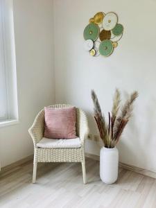 Posezení v ubytování Ferienhaus Lara