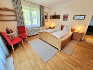 Postel nebo postele na pokoji v ubytování Das Landhaus