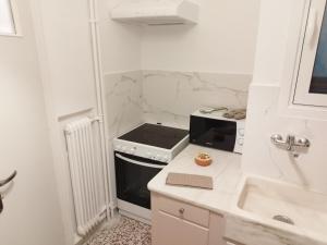 Kuchyň nebo kuchyňský kout v ubytování Zeus Apartment