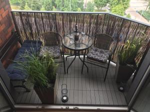 Balkón alebo terasa v ubytovaní Kraków City Center Luxury Apartment