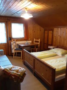 Posteľ alebo postele v izbe v ubytovaní Ferienwohnung Egger Klaus und Manuela