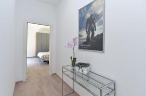 Postel nebo postele na pokoji v ubytování House Vintijan 2194