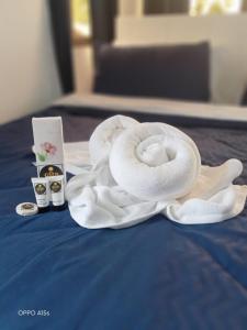 Postel nebo postele na pokoji v ubytování Gmb-Arte' Hotel