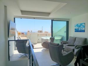 A seating area at África View