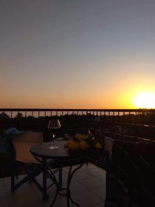 The sunrise or sunset as seen from A villát or nearby