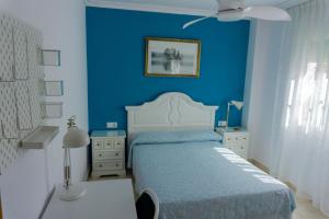 Posteľ alebo postele v izbe v ubytovaní Beautiful Málaga House - Holidays