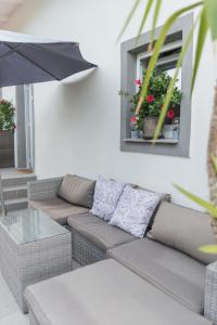 Część wypoczynkowa w obiekcie Orchideen Apartment