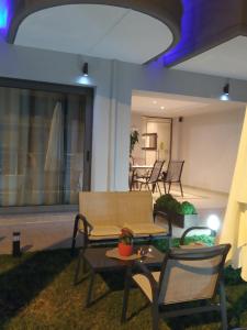 Posezení v ubytování Villa Konstantinos