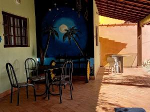 Αίθριο ή υπαίθριος χώρος στο Conforto com aconchego e paz