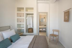 Posteľ alebo postele v izbe v ubytovaní Mykonos Esti Luxury Villas