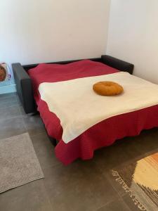 Posteľ alebo postele v izbe v ubytovaní Gîte Chez Aude