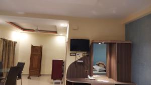TV a/nebo společenská místnost v ubytování Hotel Sea Coast