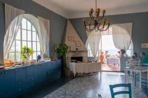 Uma área de estar em Hotel Villino Gallodoro