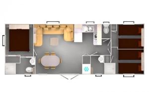 Plán poschodí v ubytovaní Mobil Home