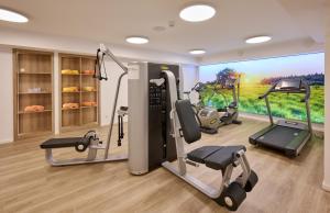 Fitnesscentret og/eller fitnessfaciliteterne på Landhotel Kallbach - 4 Sterne SUPERIOR