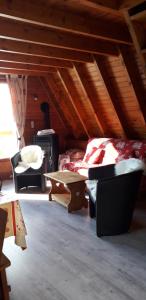 Posezení v ubytování chalets cocody