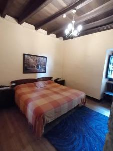 Cama o camas de una habitación en Castell de Llaés