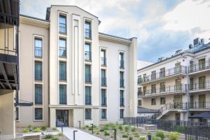 Budova, v ktorej sa apartmánový hotel nachádza
