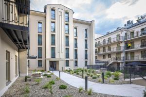 Budova, v ktorej sa apartmánový hotel nachádza