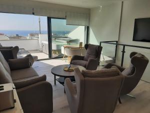 A seating area at África View