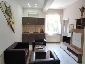 Kuchyň nebo kuchyňský kout v ubytování ATRIJUM apartmani Apatin