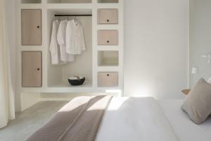 Posteľ alebo postele v izbe v ubytovaní Mykonos Esti Luxury Villas