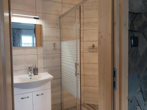 Kúpeľňa v ubytovaní Apartament okno na Giewont