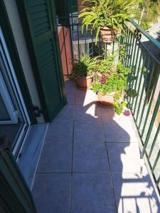 A balcony or terrace at Irene's loft