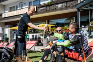 Os clientes hospedados em Gasthof Berghof