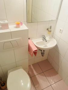 A bathroom at Citynahe FeWo im Souterrain