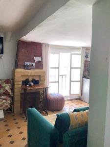 Posezení v ubytování Riad Zamrani