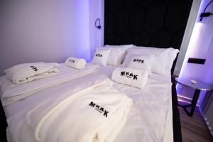 Postel nebo postele na pokoji v ubytování Mrak Zadar Exclusive