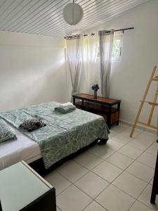 Ένα ή περισσότερα κρεβάτια σε δωμάτιο στο Villa des SALINES ~ 110m2