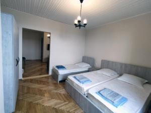 Katil atau katil-katil dalam bilik di Guesthouse White Swan